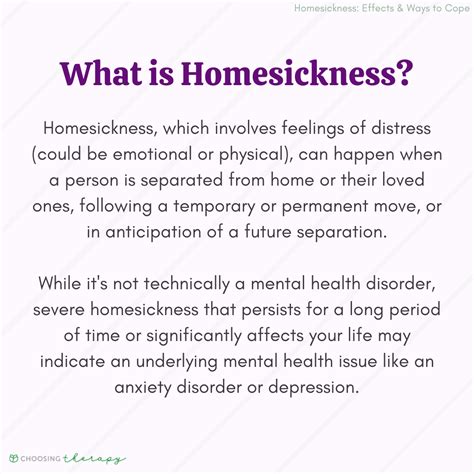 Homesickness Signs Effects And 7 Ways To Cope Choosing Therapy