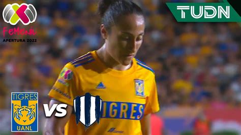 SE VA EXPULSADA La goleadora a bañarse Tigres 2 0 Rayadas Liga Mx