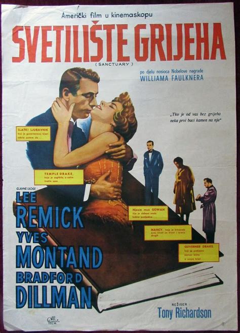 1961 Original Movie Poster Sanctuary Tony Richardson Lee Remick Dillman