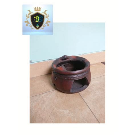 Jual TUNGKU ANGLO KREN GERABAH TANAH LIAT D 20 CM TRADISIONAL TEMBIKAR