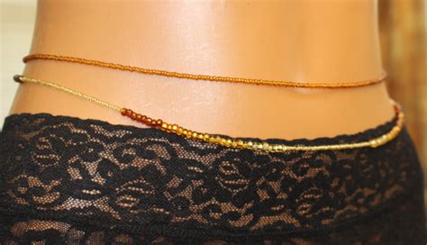 Golden Ombre Double Strand Waistbeads Royal Waistbeads