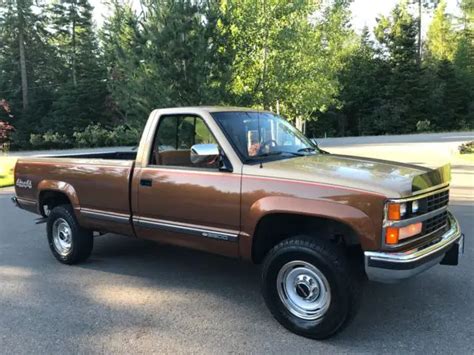 1989 Chevy K2500 Silverado 4x4 One Owner 24k Actual Original Miles For Sale Photos Technical