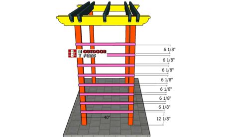 Wooden Arbor Swing Plans | MyOutdoorPlans