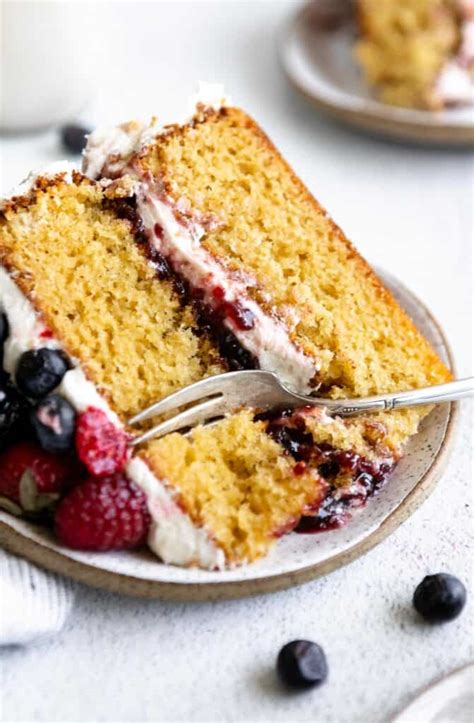 Almond Flour Vanilla Cake Eat With Clarity