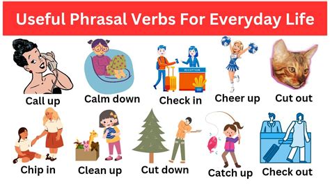 Phrasal Verbs For Everyday Life With Meanings And Examples Phrasal