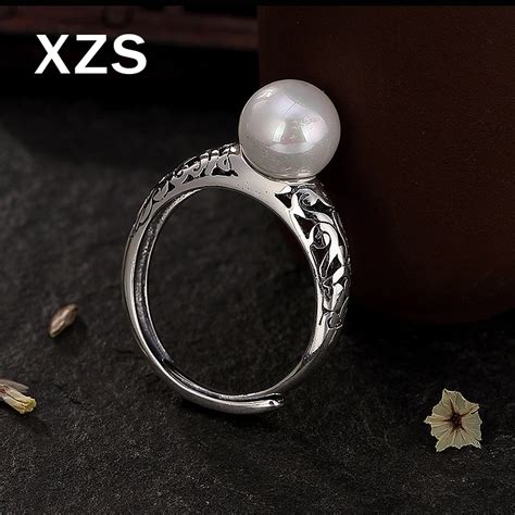 Asli S Sterling Silver Gaya Cina Buatan Tangan Vintage Cincin