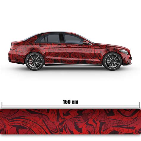 Design Auto Folie Erlkönig Abstract 3D Car Wrapping blasenfrei