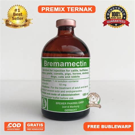 Jual Bremamectin Ml Iver Mec Tin Anti Parasit Injeksi Obat