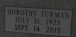 Dorothy Elizabeth Turman Hillhouse M Morial Find A Grave