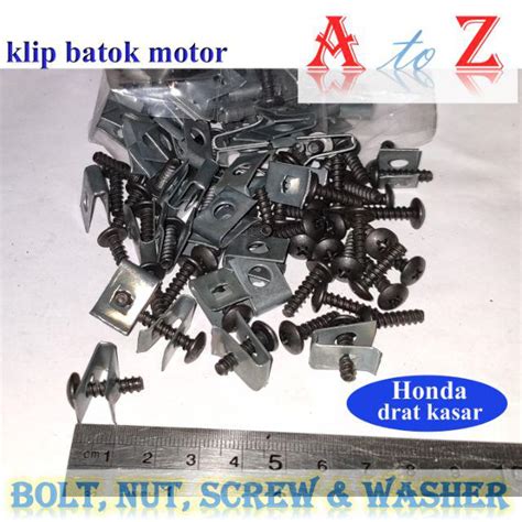 Jual Baut Body Motor Sekrup Skrup Klip Bodi Klip Batok Motor Shopee