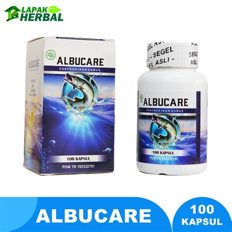 Jual Albucare Kapsul Albumin Kapsul Ekstrak Ikan Gabus Asli