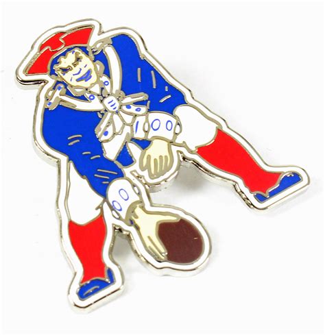 New England Patriots Vintage Retro Pin