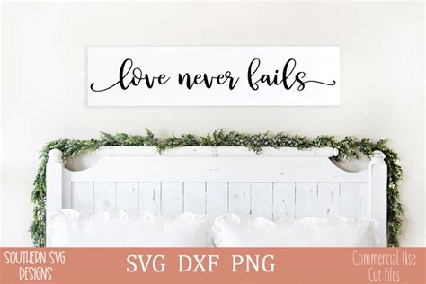 Love Never Fails SVG / svg cut file