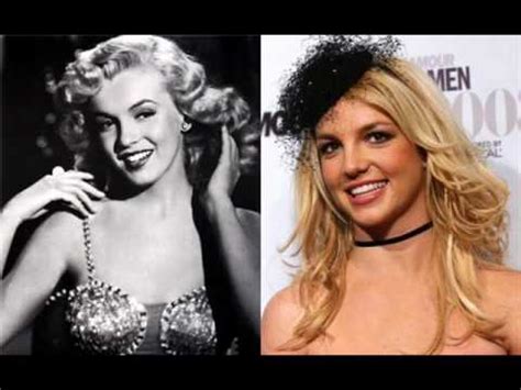 Britney Spears Marilyn Monroe Side By Side