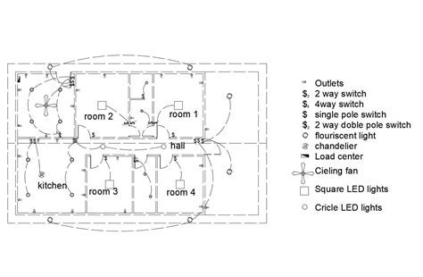 Electrical Layout For Apartment