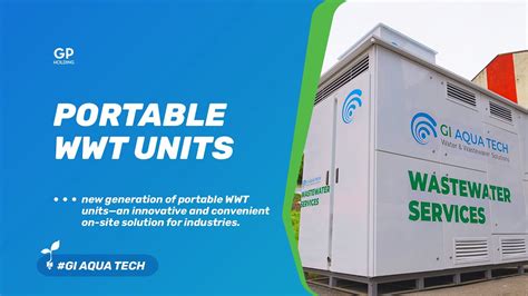 Mobile Wastewater Treatment Unit Gi Aqua Tech Youtube