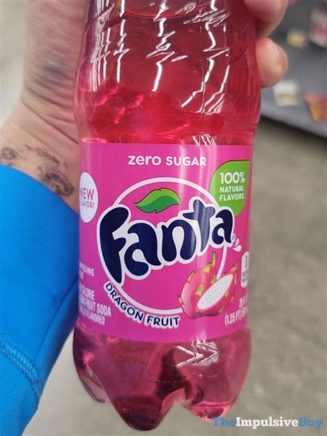 Spotted Fanta Zero Sugar Dragon Fruit Dragon Fruit Drink Fanta