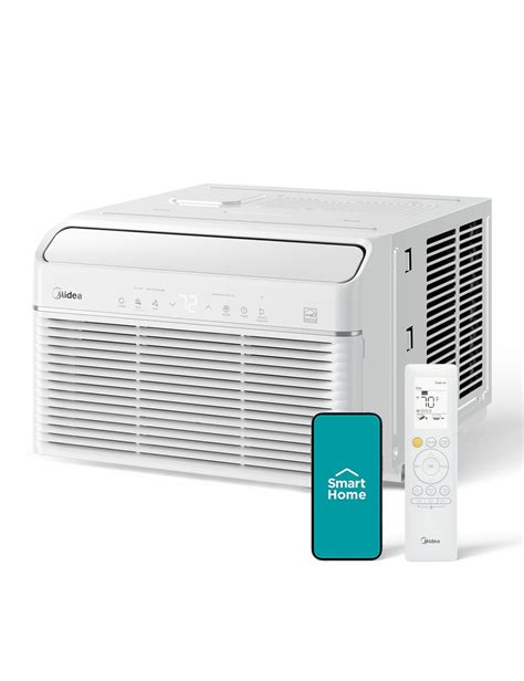 Midea 8000 BTU Window Air Conditioner with Heat, Inverter Tech Ultra-Quiet Operation, 35% Energy ...