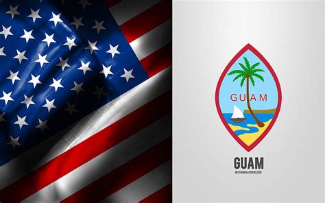 Seal Of Guam Usa Flag Guam Emblem Guam Coat Of Arms Guam Badge