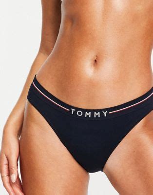 Tommy Hilfiger Seamless Bikini Brief In Navy Asos