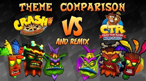 OST Crash Nitro Kart Vs Crash Team Racing Nitro Fueled Aku Aku Uka