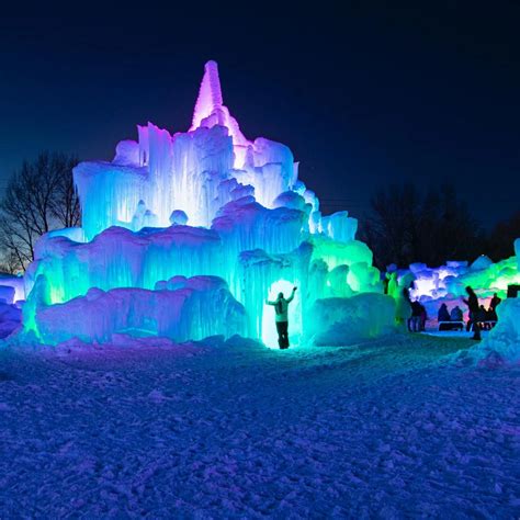 The Labelle Lake Ice Palace A Magical Wonderland Near Twin Falls