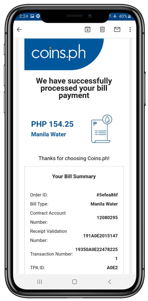 How To Pay Manila Water And Other Utility Bills Using Coins Ph Mobile