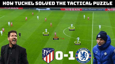 Tactical Analysis Atletico Madrid Chelsea Tuchels Tactics Vs