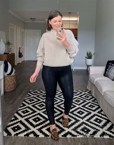 5 Ways To Style Spanx Leather Leggings The Rule Of 5