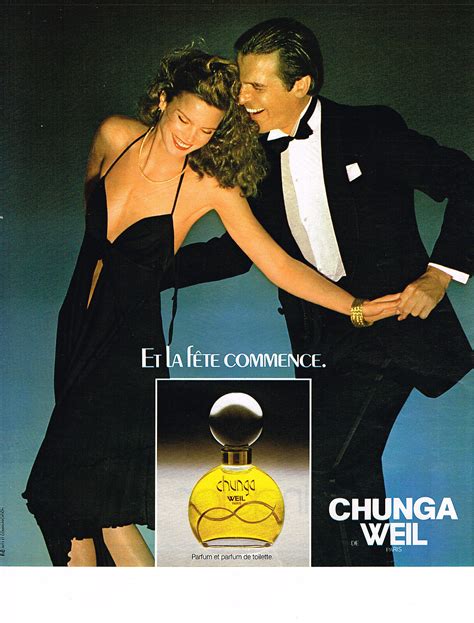 PUBLICITE ADVERTISING 044 1978 WEIL Parfum CHUNGA EBay