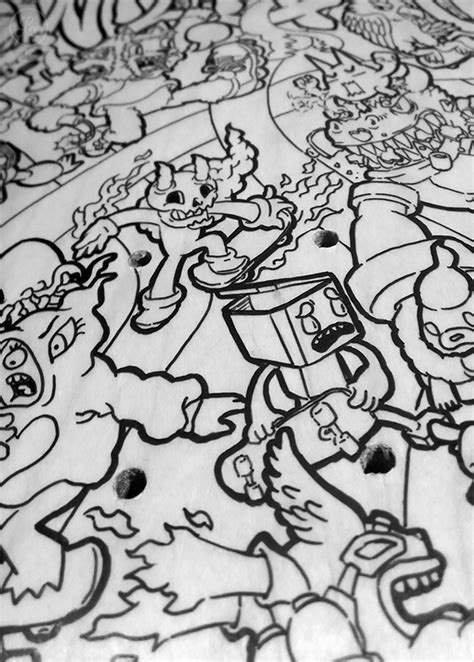 Skateboard Doodle Art On Behance