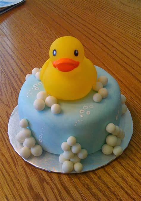 Tierno Patito De Goma Tartas Originales Ideas Y Material Gratis