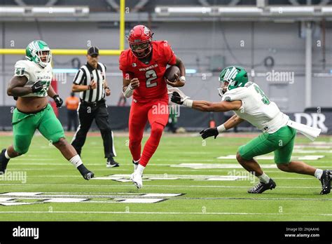 September Unlv Rebels Quarterback Doug Brumfield Runs