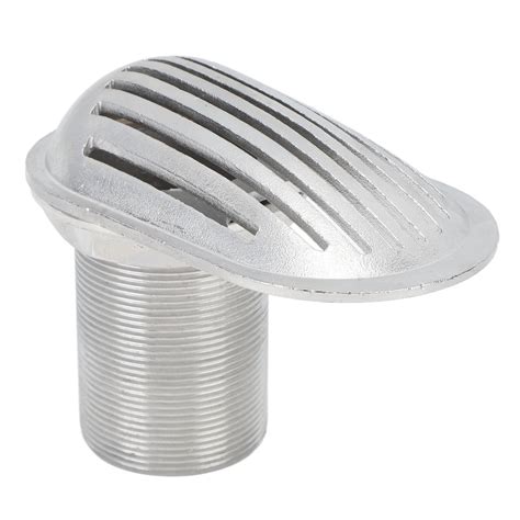 Trosgynnu 2in Marine Boat Intake Strainer Embedded 316 Stainless Steel