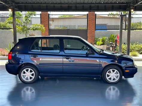 Volkswagen Vw Golf Glx Azul Met Lico Foto De Carro Antigo