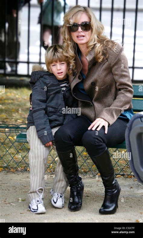 Eileen Davidson And Her Son Jesse Van Patten On The Set Of Cbs S The