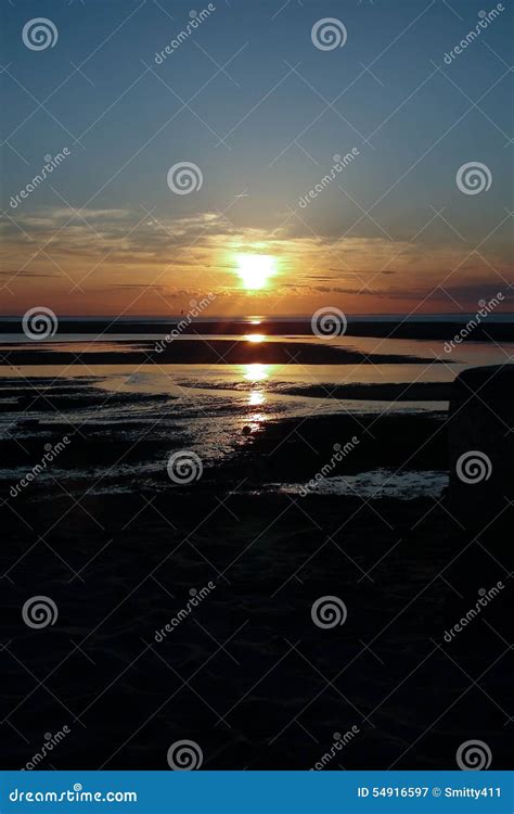 Cape Cod beach at Sunset stock image. Image of resort - 54916597