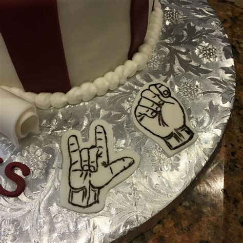 Sign Language Cake Sign Language Snoopy Cakes Fictional Characters