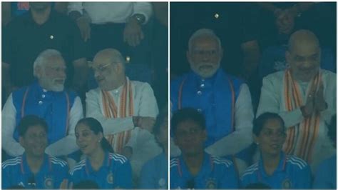 Ind Vs Aus Wc Final Pm Narendra Modi And Home Minister Amit Shah