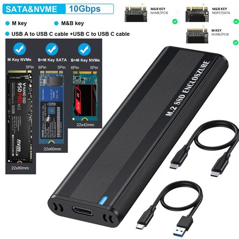 Bo Tier SSD M2 6 10Gbps NVME NGFF Bo Tier SATA Double Protocole M 2