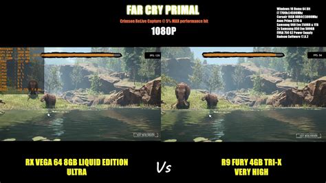 Far Cry Primal Rx Vega 64 8gb Liquid 1080p And 1440p Ultra Benchmarks