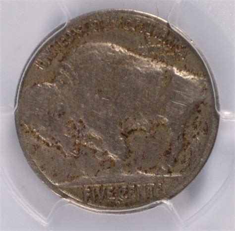 1918/7-D BUFFALO NICKEL PCGS VG-8 (RARE OVERDATE COIN)