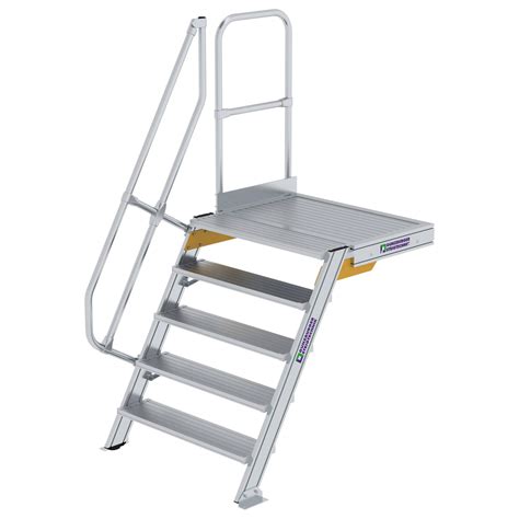 Topleiter MUNK Treppe Mit Plattform 60 Inkl Einen Handlauf 1000mm