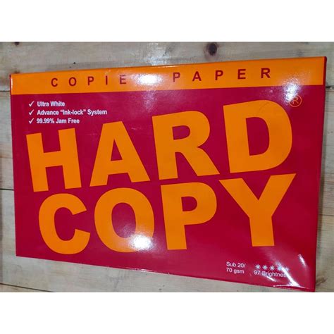 Hard Copy Bond Paper-A4 Size | Shopee Philippines