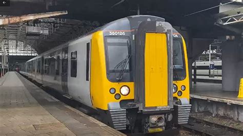 West Midlands Trains Class 350 Equipped With Pandas Leaving Manchester