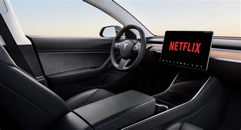 Teslas Infotainment System To Get Netflix And Youtube Carscoops