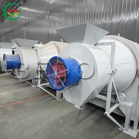 Drum Roller Wood Sawdust Dryer Wood Chips Drying Machine