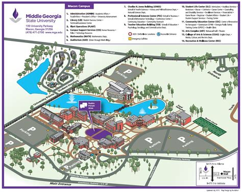 Georgia State University Campus Map – States Map Of The Us