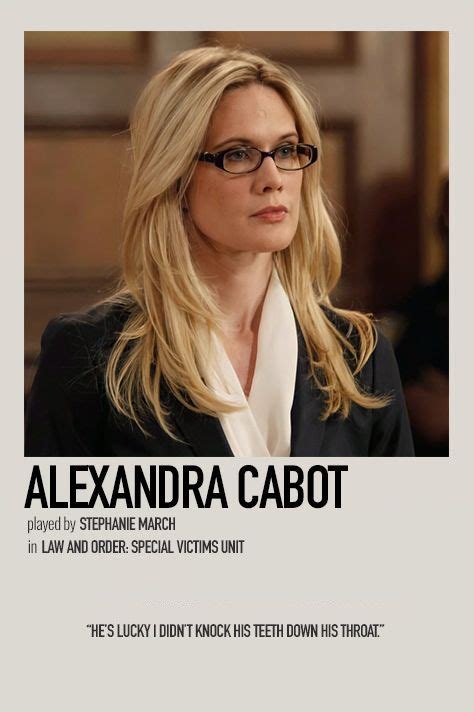 Alexandra Cabot by Jessi | Law and order svu, Alexandra cabot, Law and ...