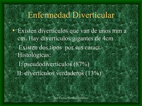 Enfermedad Diverticular Ppt